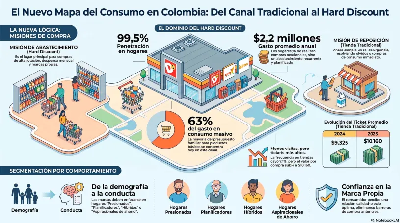 Mapa de consumo en Colombia